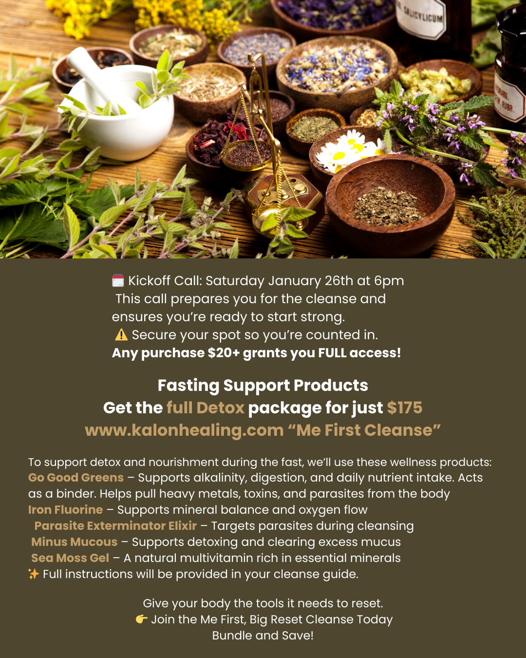 "The Big Reset" Cleanse Bundle and Save